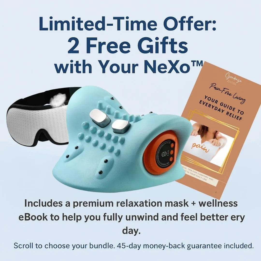 NeXo™ – Neck Relief System (4-in-1 with EMS, Heat & Massage)