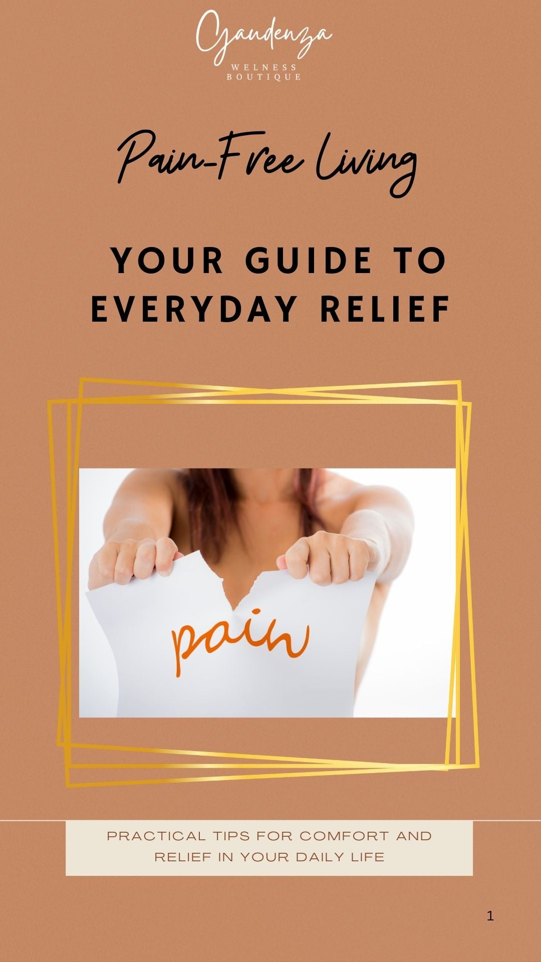 Ebook "Pain-Free Living": Dozen of simple exercises and daily tips to feel stronger, and live with less pain.