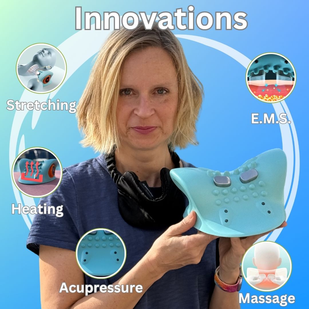 NeXo™ – Neck Relief System (4-in-1 with EMS, Heat & Massage)