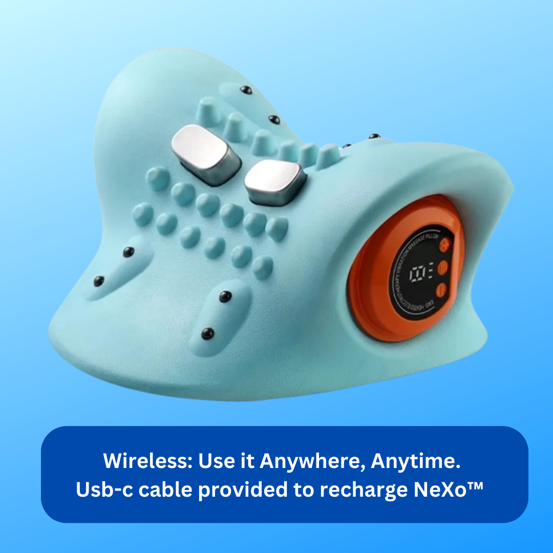 NeXo™ – Neck Relief System (4-in-1 with EMS, Heat & Massage)