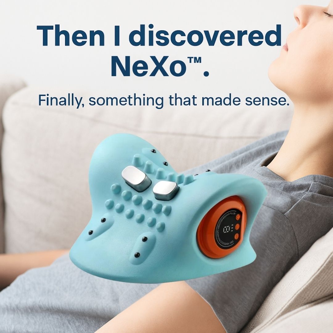 NeXo™ – Neck Relief System (4-in-1 with EMS, Heat & Massage)