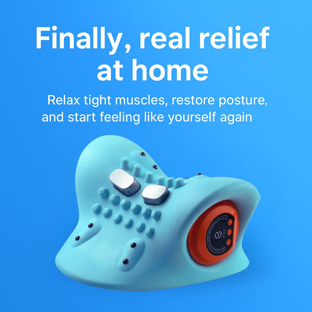 NeXo™ – Neck Relief System (4-in-1 with EMS, Heat & Massage)
