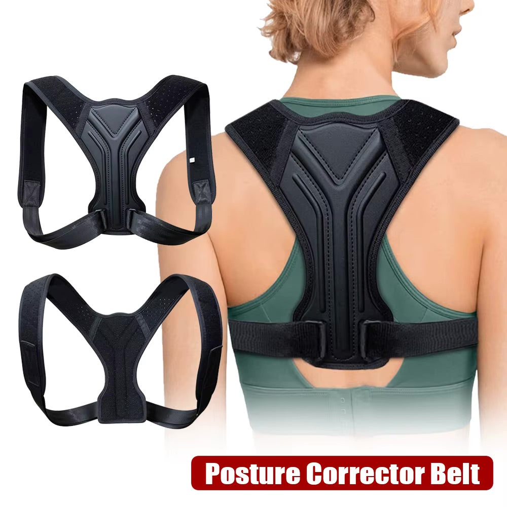 Back Posture Corrector: Gently supports your shoulders to ease neck pressure and improve posture.
