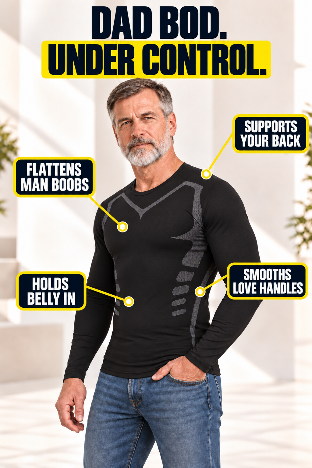 FitForm™ Define Men’s Long-Sleeve Compression Shirt