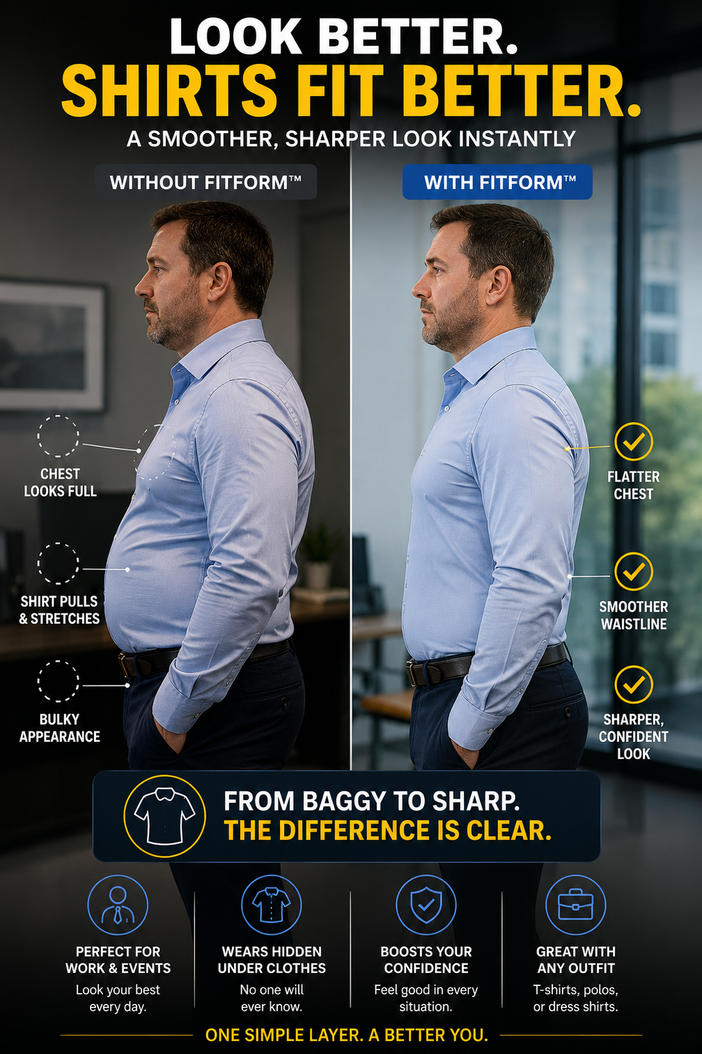 FitForm™ Men’s Compression Undershirt