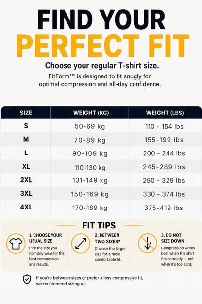 FitForm™ Men’s Compression Undershirt