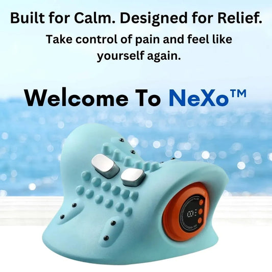 NeXo™ – Neck Relief System (4-in-1 with EMS, Heat & Massage)